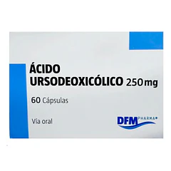 CENABAST - Ácido Ursodeoxicolico 250 mg x 60 Cápsulas