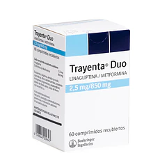 Trayenta-Duo 2,5/850 mg x 60 Comprimidos Recubiertos