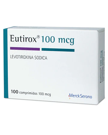 Eutirox 100mcg x 100 comprimidos