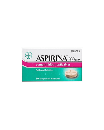 Aspirina 500 mg X10 Capsulas