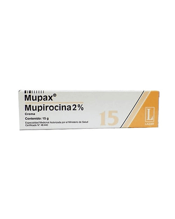 Mupax 2% X15 g Crema
