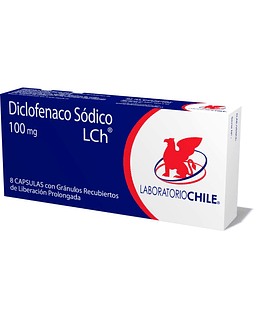 Diclofenaco Sodico Lp 100 mg X8 Capsulas