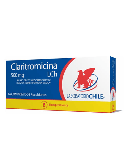 Claritromicina 500 mg X14 Comprimidos