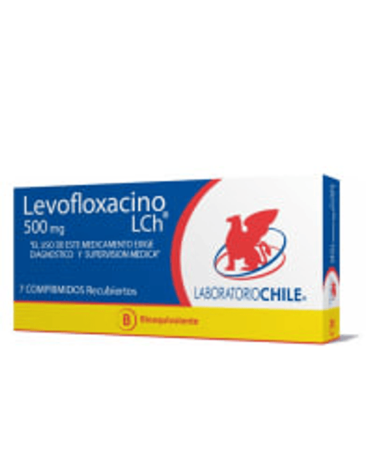 Levofloxacino 500 mg X 7 Comprimidos