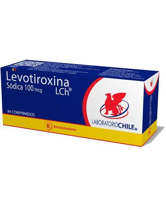 Levotiroxina 100Mcg X84 Comprimidos