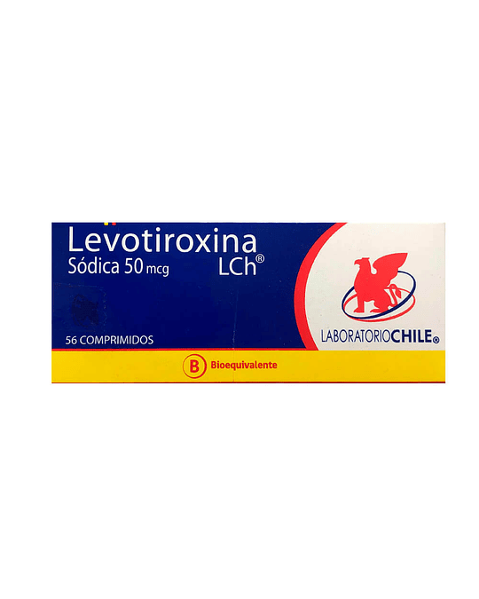 Levotiroxina 50Mcg X56 Comprimidos