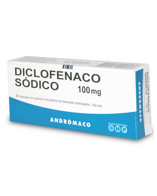 Diclofenaco Retard 100 mg X8 Comprimidos