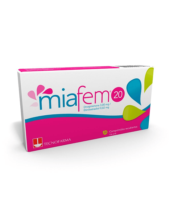 Miafem-20 X28 Comprimidos