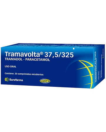 Tramavolta 37.5 mg+325 mg X30 Comprimidos