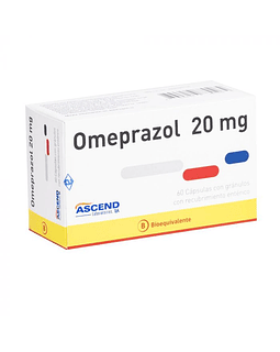 Omeprazol 20 mg X60 Capsulas