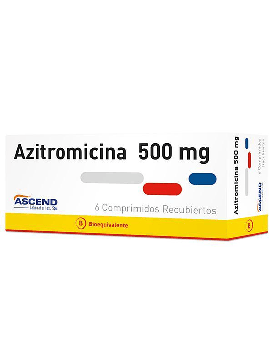 Azitromicina 500 mg X6 Comprimidos