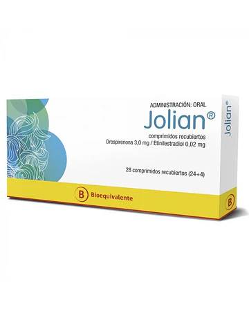 Jolian 3 mg X28 Comprimidos