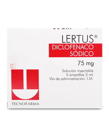 Lertus 75Mg X5 Ampollas I.M