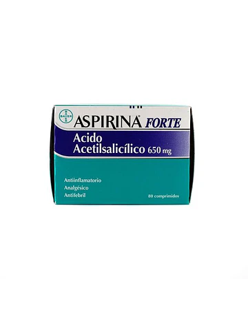 Aspirina Forte 650 mg X80 Comprimidos
