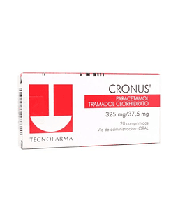 Cronus 325 mg/37,5 mg X20 Comprimidos