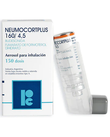 Neumocort Plus 160 mcg/4.5Mcg X150 Dosis