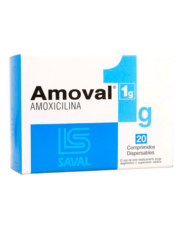 Amoval 1G X20 Comprimidos