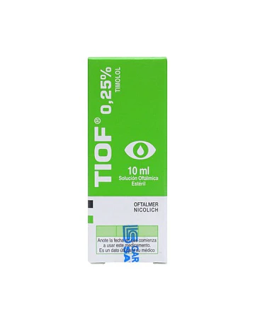 Tiof 0,25% X10Ml Solucion Oftalmica