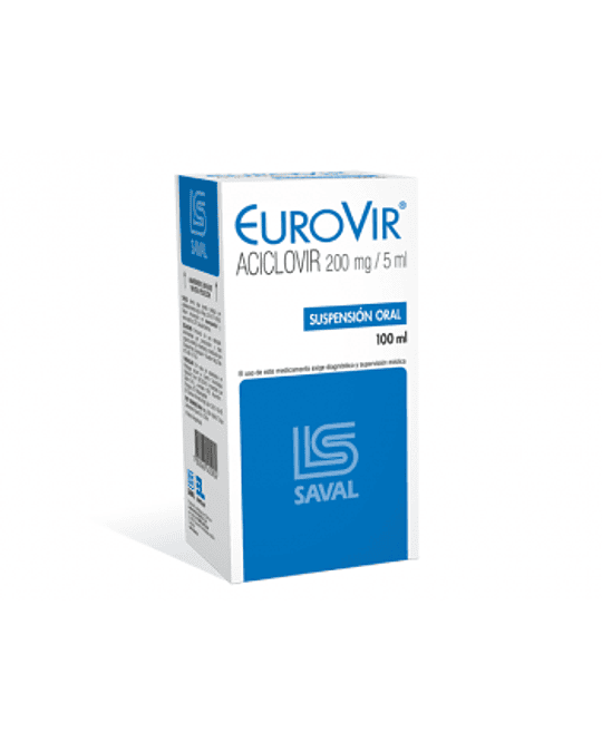 Eurovir 200G/5ml X100ml suspensión
