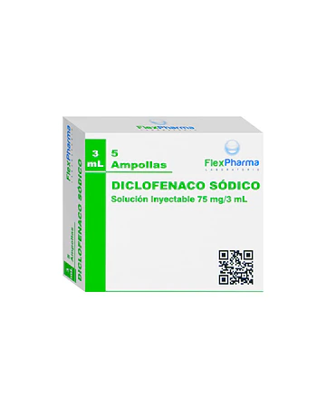 Diclofenaco Sodico 75Mg X3Ml Ampollas