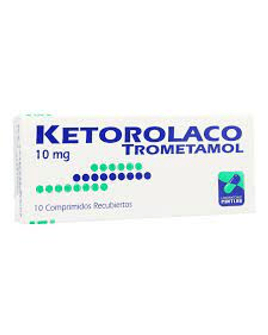 Ketorolaco Trometamol 10 mg X10 Comprimidos