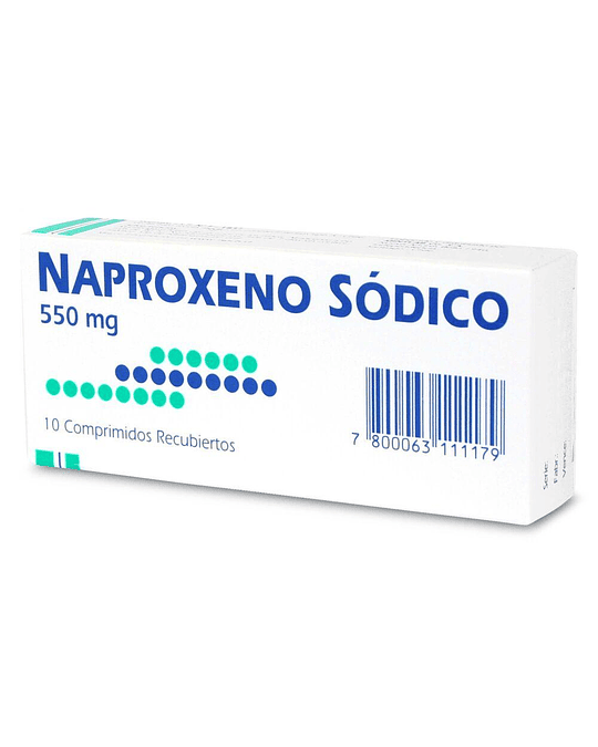 Naproxeno Sodico 550 mg X10 Comprimidos