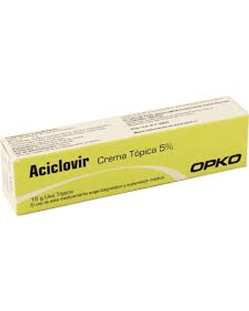 Aciclovir 5% X15 g Crema
