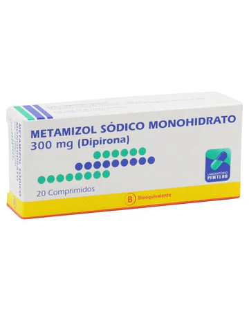 Metamizol Sodico Minohidrato 300 mg X20 Comprimidos