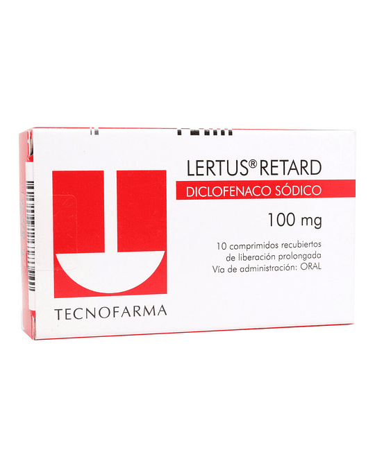 Lertus Retard 100 mg X10 Comprimidos