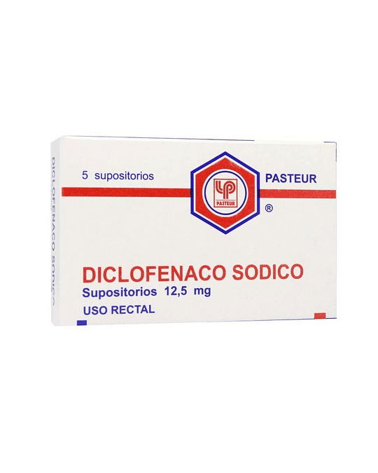 Diclofenaco Infantil 12.5 Mg X5 Supositorios
