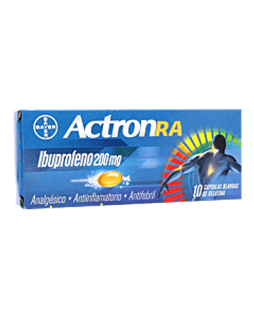 Actron Ra 200 mg X10 Capsulas Blandas
