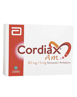 Cordiax Am 80 mg/5 mg X30 Comprimidos