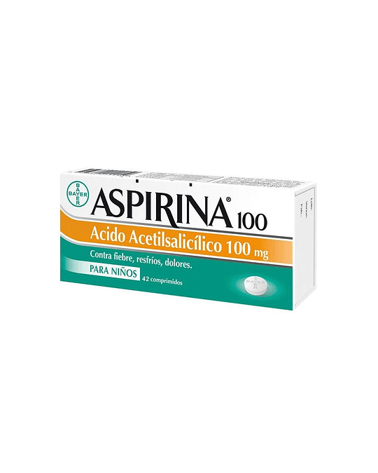 Aspirina Niño 100 mg X42 Comprimidos