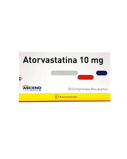 Atorvastatina 10 mg X30 Comprimidos