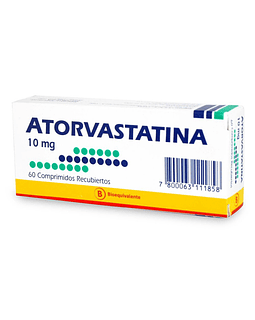 Atorvastatina 10 mg X30 Comprimidos