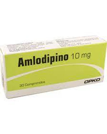 Amlodipino 10 mg X30 Comprimidos
