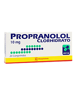 Propranolol 10 mg X20 Comprimidos