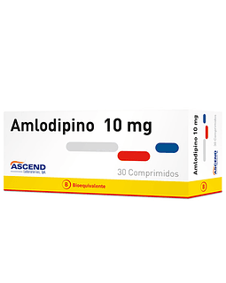 Amlodipino 10 mg X30 Comprimidos