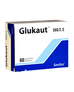 Glukaut 500/2,5 mg X60 Comprimidos