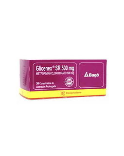 Glicenex Sr 500 mg X30 Comprimidos