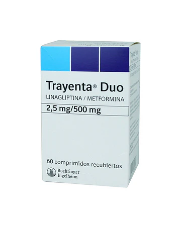 Trayenta Duo 2,5 mg/500 mg X 60 Comprimidos