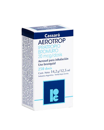 Aerotrop Hfa 20 mcg X250 Dosis