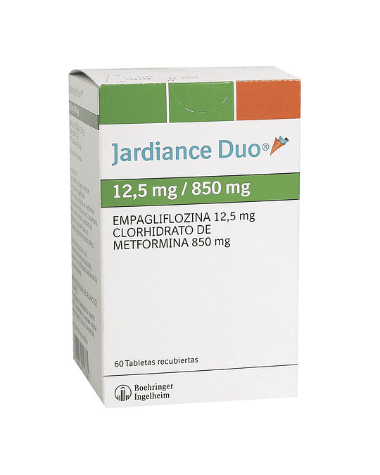 Jardiance Duo 12,5 mg/850 mg X60 Comprimidos