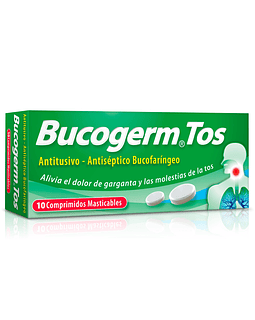 Bucogerm Tos 10 mg/5Mg X10 Comprimidos