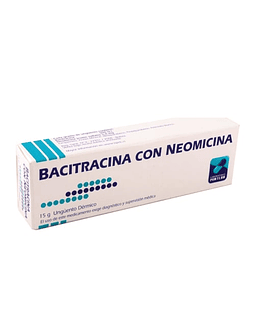 Bacitracina Con Neomicina X15 g Unguento