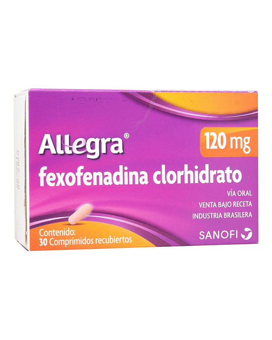 Allegra 120 mg X30 Comprimidos