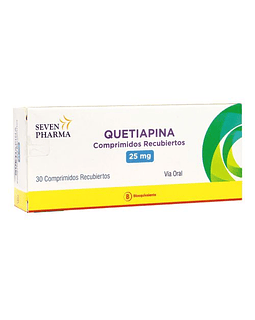 Quetiapina 25 mg X30 Comprimidos