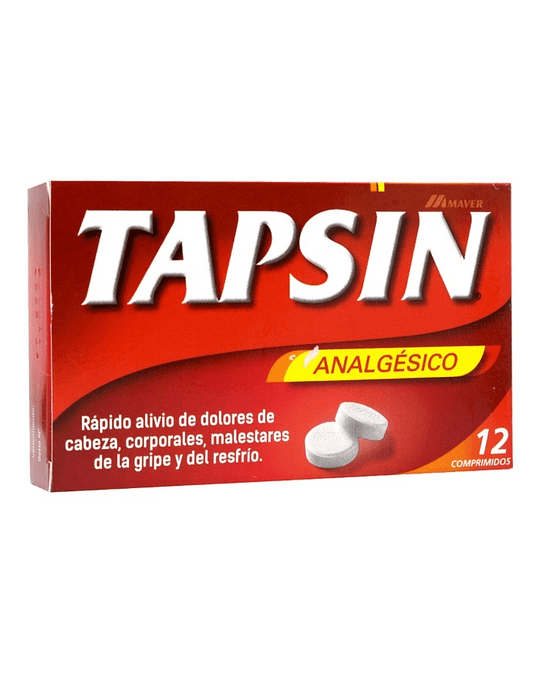 Tapsin Rojo X12 Comprimidos