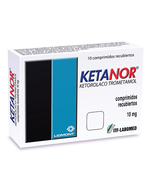 Ketanor 10 mg X10 Comprimidos