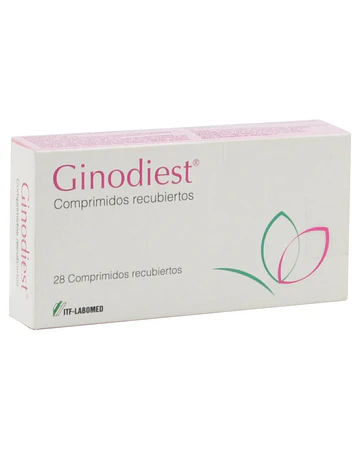 Ginodiest 2 mg/0,03 mg X28 Comprimidos